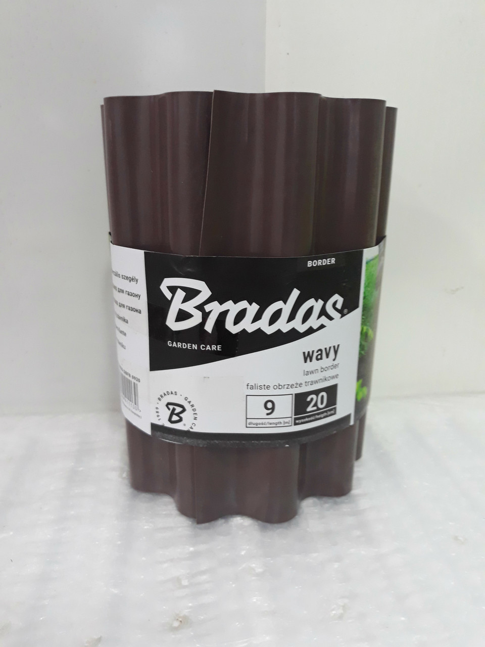 Бордюр садовий хвилястий 10 (см) х9 м., фото 1