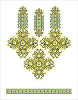 Схема вишивки бісером орнаменту