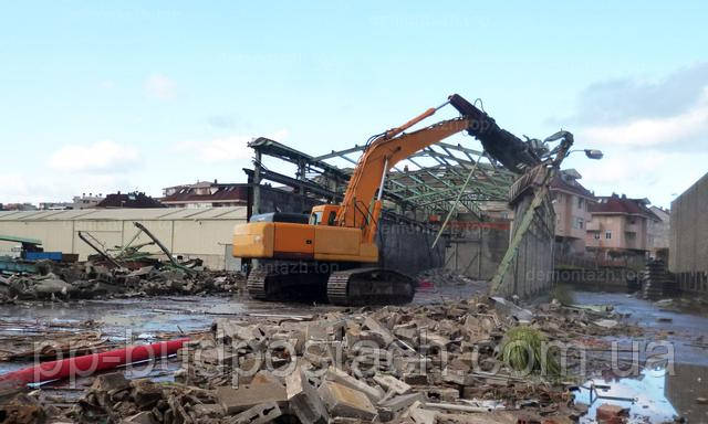 Етапи демонтажу металоконструкцій