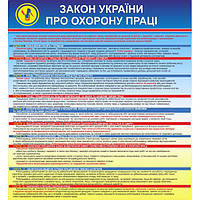 Стенд: "Закон Украины Об охране труда "