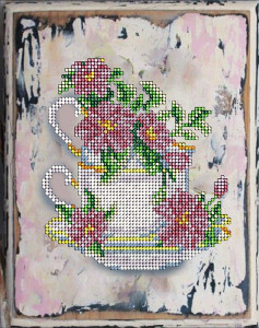 Набір для вишивання бісером Квіти 14 90217