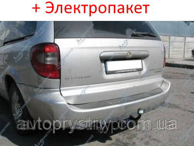 Фаркоп - Chrysler Grand Voyager Мінівен (2005-2008) Limited з'ємний на 2 болтах