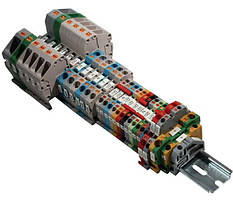 Клемні затискачі пружинні серії OPK