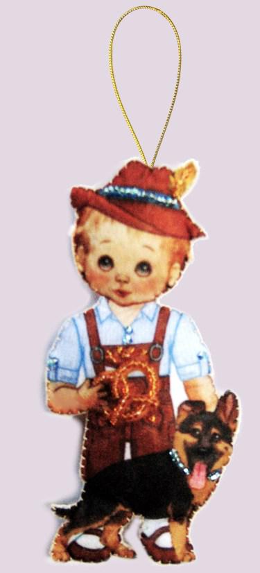 Набір для виготовлення ляльки з фетру для вишивання бісером Лялька. Німеччина-М