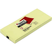 Блок для заметок с липким слоем 50х40мм Axent 3 шт.100 листов желтый 2311-01