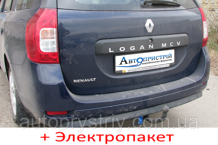 Фаркоп з'ємний на 2 болтах - Dacia Logan MCV Універсал (2013--)