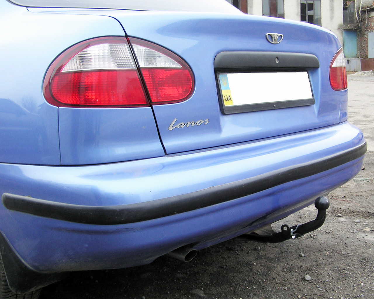 Фаркоп ЗАЗ Sens Седан (1997-2009) включно з ГБО, зварний посилений