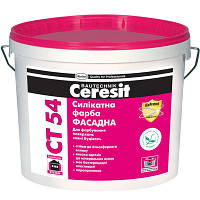 Силикатная краска Ceresit СТ 54, 10л Фасадная краска Церезит СТ 54