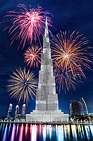 Схема вишивки бісером на атласі Бурдж - Халіфа  АХ2-049