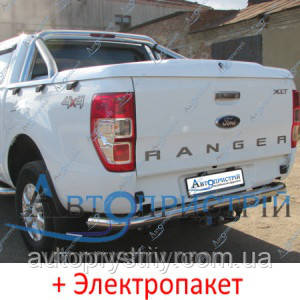 Фаркоп - Ford Ranger (XLT) Пікап (2012--) замість бампера дуга