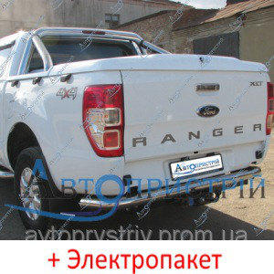 Фаркоп - Ford Ranger (XLT) Пікап (2012--) замість бампера дуга, фото 1