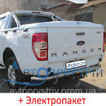 Фаркоп - Ford Ranger (XLT) Пікап (2012--) замість бампера дуга