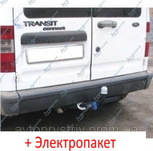 Фаркоп - Ford Transit Connect Фургон (2002-2013) з'ємний на 2 болтах