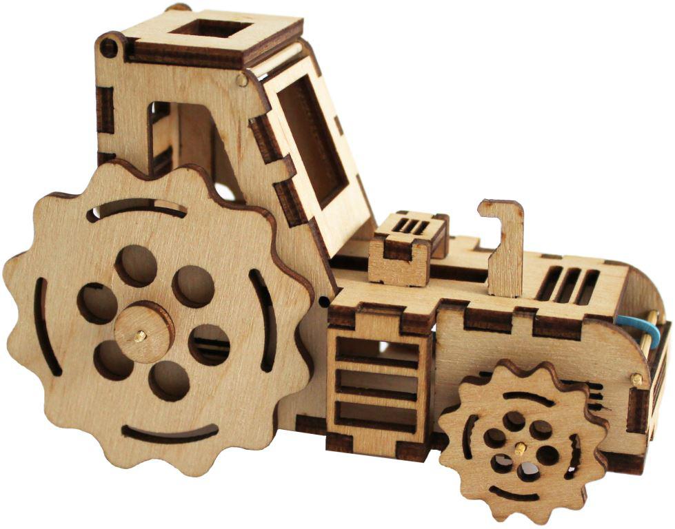 Набір дерев'яний конструктор Трактор  F-003