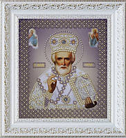 Набір для вишивання бісером Св. Микола Чудотворець (срібло) Р-269