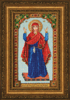 Набір для вишивання бісером Ікона божественного Матери Незламна стіна Б-1228