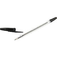 Ручка шариковая Economix Standard 0,5мм черная прозрачный корпус E10117-01