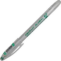 Ручка шариковая масляная Global 0,5мм зеленая