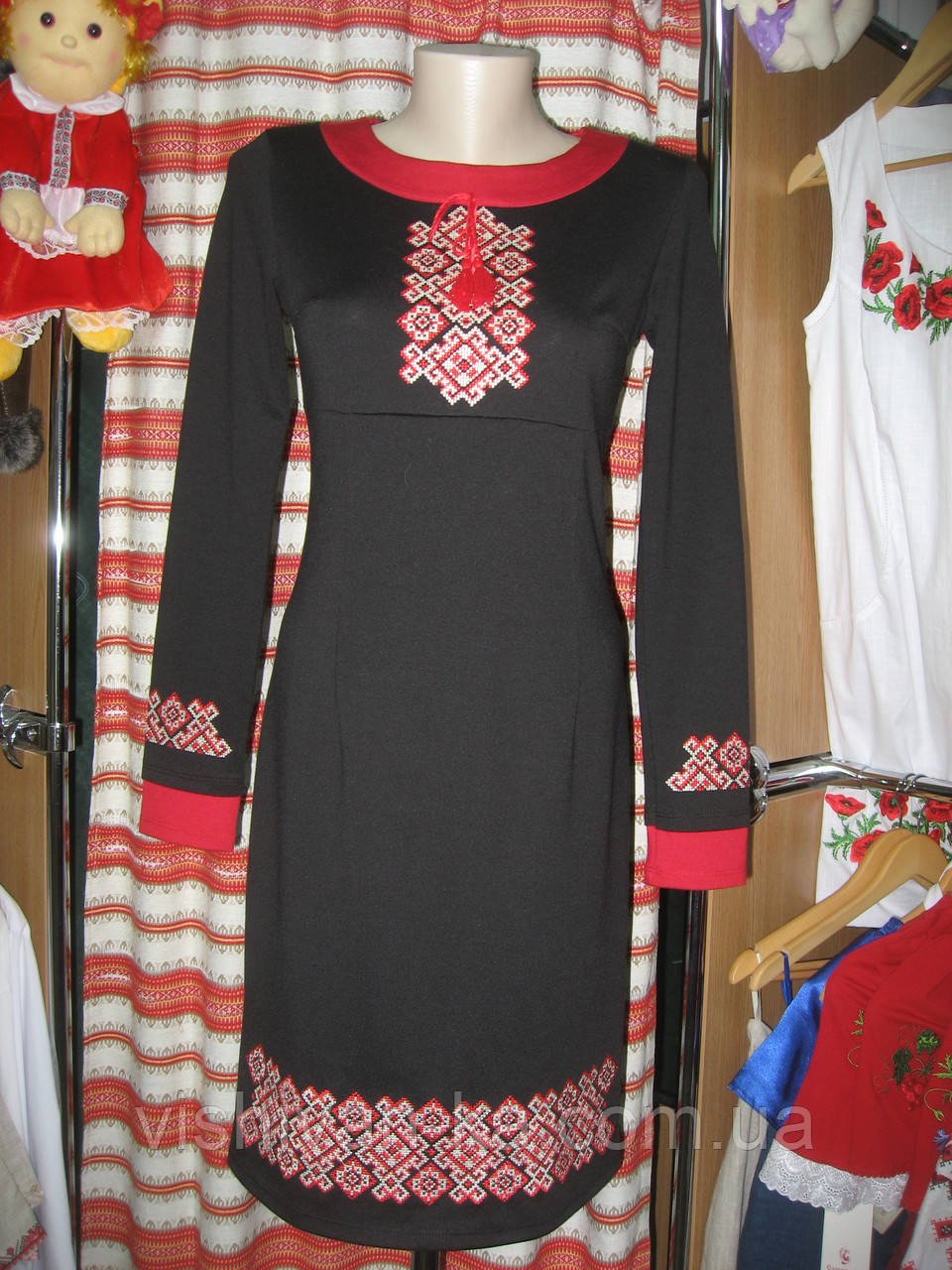 Сукня "Меланка" чорний трикотаж 42 розмір