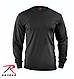 Футболка чоловіча довга рукав DRAB LONG SLEEVE колір чорний Rotcho USA, фото 6