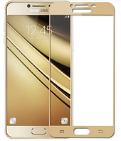 3D стекло для Samsung Galaxy C7 Pro SM-C7010 Gold