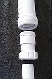 Сифон Hepvo BV1WH-Compression 1-1/4-32mm, сухий гідрозакрив із функцією зворотного клапана, фото 5