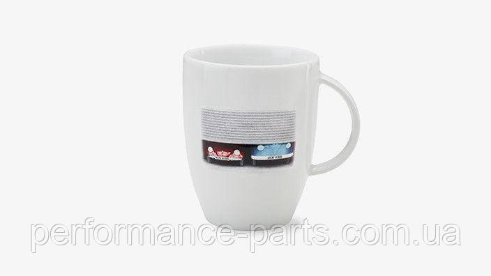 Фарфоровий кухоль Volkswagen Classic Mug Beetle and T1 Bulli, артикул 000069601AN