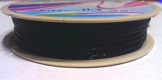 Дріт для рукоділля (0,3 мм) у котушке 30 м. (чорна)