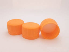 Крышка для ПЭТ бутылки оранжевая 28 мм