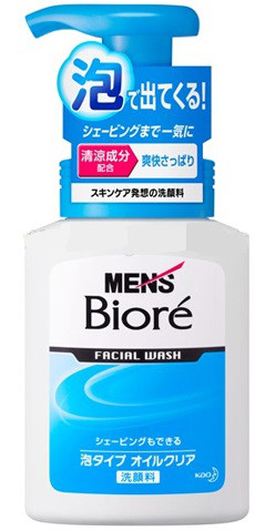 Пінка для вмивання чоловіча проти жирного блиску "Mens Biore" 150ml