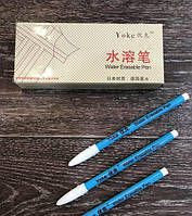 Маркер по ткани смываемый водой YOKE, YK-025 , синий