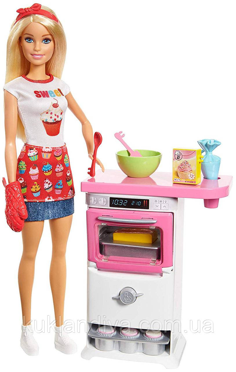 Набір Barbie Кондитер Блондинка (FHP57)