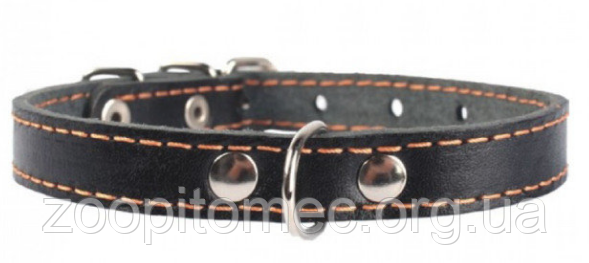 Нашийник "CoLLaR" одинарний (шир.20мм, довж.32-40см) чорний, фото 1