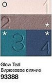 Тіні для повік "Чудовий квартет" Avon True, колір Glow Teal, Бірюзове сяйво, Ейвон, Ейвон, 93388