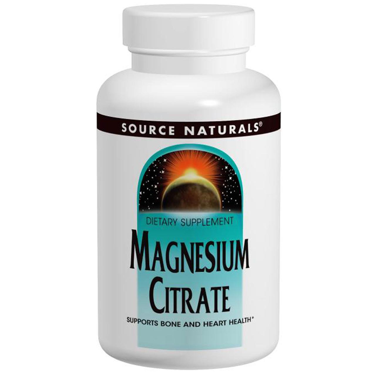 Цитрат магнію, Source Naturals, 133 мг, 180 капсул