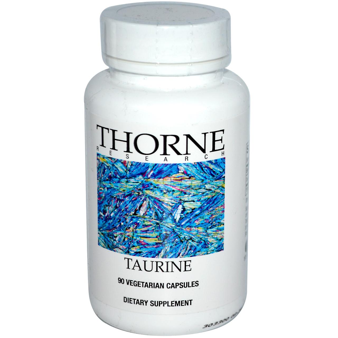 Таурин,Thorne Research, 90 капсул