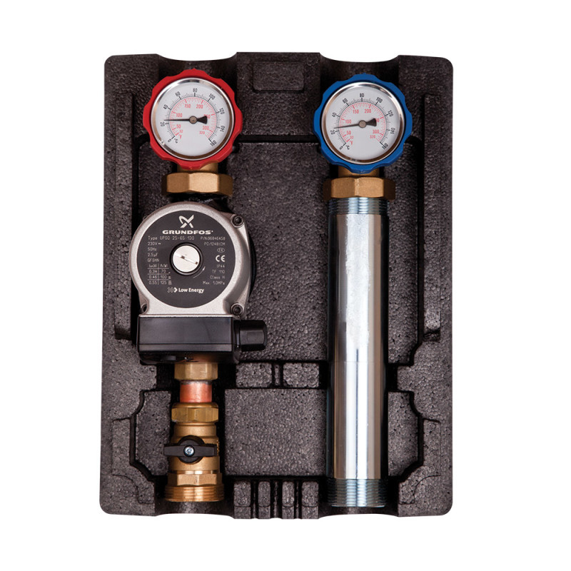 Насос.груп.прям.лінії прав.підкл.1 1/2" (UPS 25/65) DX Icma R003, фото 1