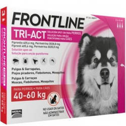 Frontline Tri-Act (Фронтлайн Три-Акт) краплі для собак від 40 до 60 кг