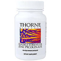 Цинк picolinate посилений, Zinc Picolinate, Thorne Research, 60 капсул