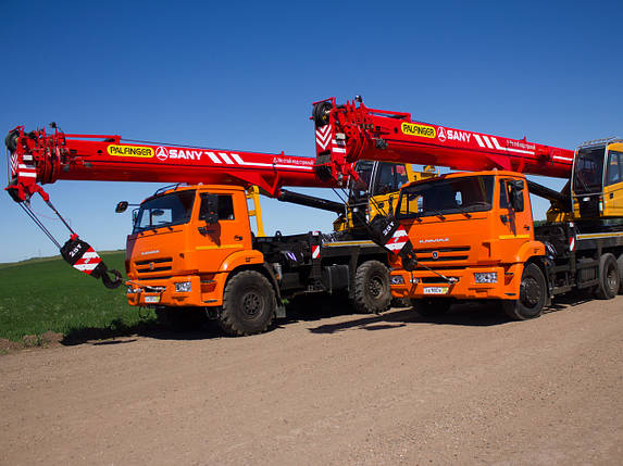 Автокран Palfinger Sany SPC250, г/п 25 т на шасі КАМАЗ, фото 2