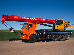 Автокран Palfinger Sany SPC250, г/п 25 т на шасі КАМАЗ, фото 3