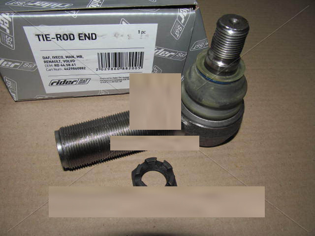 Наконечник тяги кермовий DAF, IVECO, MAN, MB, RENAULT, VOLVO лев. OE 607452 RD 44.58.61, фото 1