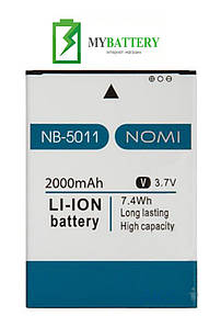 Оригінальний акумулятор АКБ батарея Nomi i5011 Evo M1 NB-5011 2000 mAh 3.7V