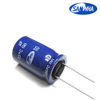 33mkf - 400v SD 13*25 SAMWHA, 85°C конденсатор електролітичний