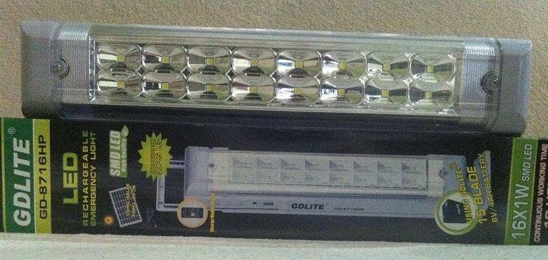 Акумуляторний світильник лампа GDLite GD — 8716 HP