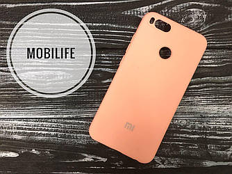 Чехол Silicone Case Xiaomi Mi A1, Xiaomi Mi 5x peach