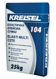 Клей Kreisel (Крайзель) 104 для плитки еластичний 25 кг