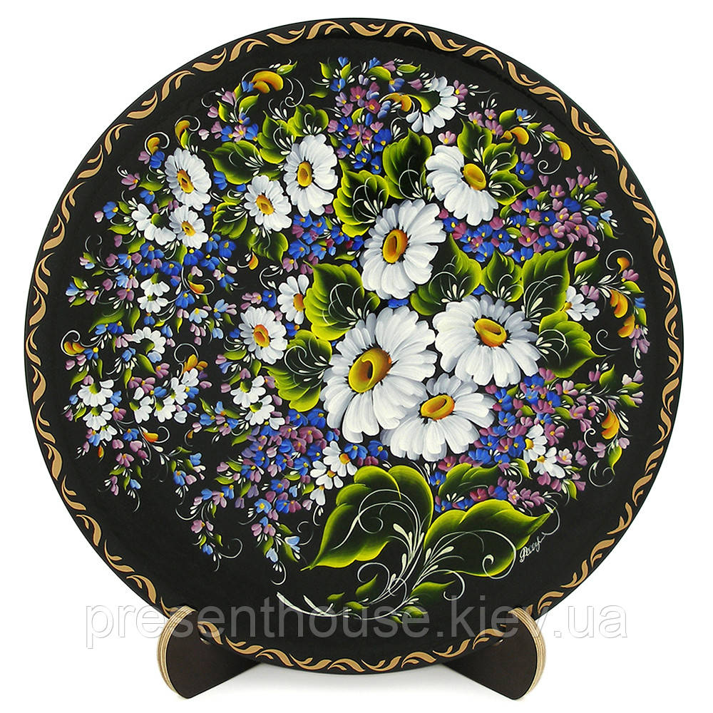 Тарілка розписна настінна / настільна (ТК-01-30-072), фото 1