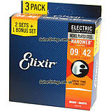 Струны Elixir 16540 Nanoweb Super Light 9-42 1 set, фото 5