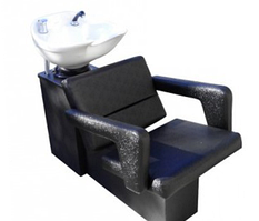 Мийка перукарня Чип фламінго кераміка Antive-йорк екошкіра чорна (FrizelTM)